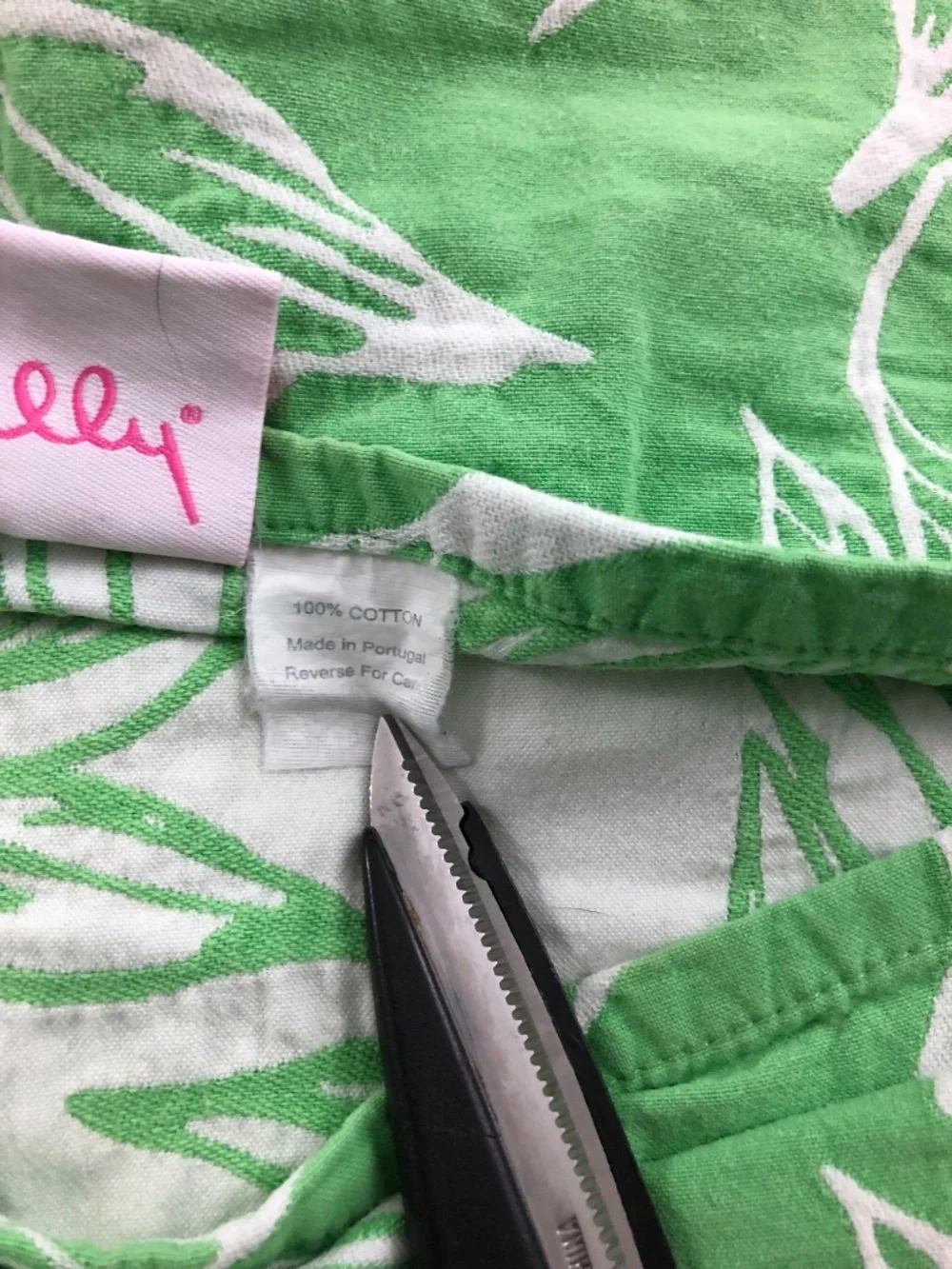 Lilly Pulitzer x Garnet Hill set of 2 standard shams cotton Leaf it to Me print